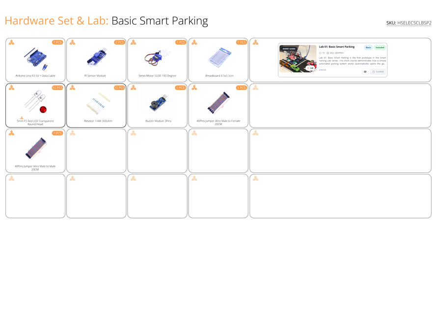 Hardware Set + Lab 01: Basic Smart Parking