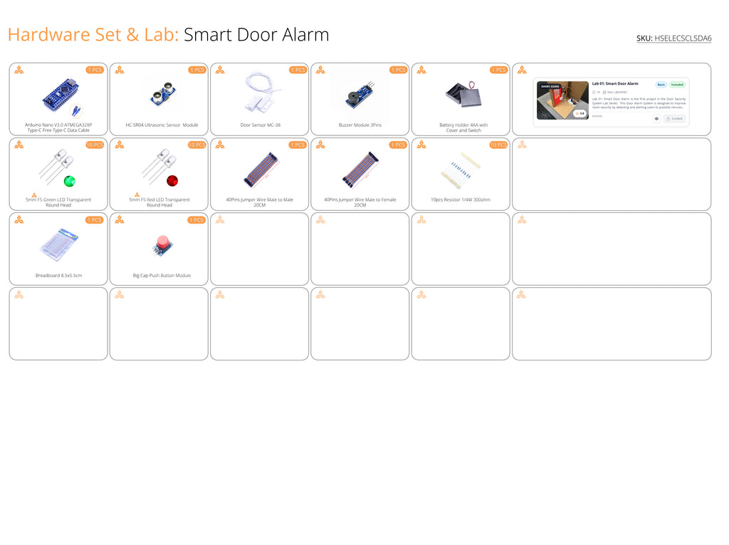 Hardware Set + Lab 01: Smart Door Alarm