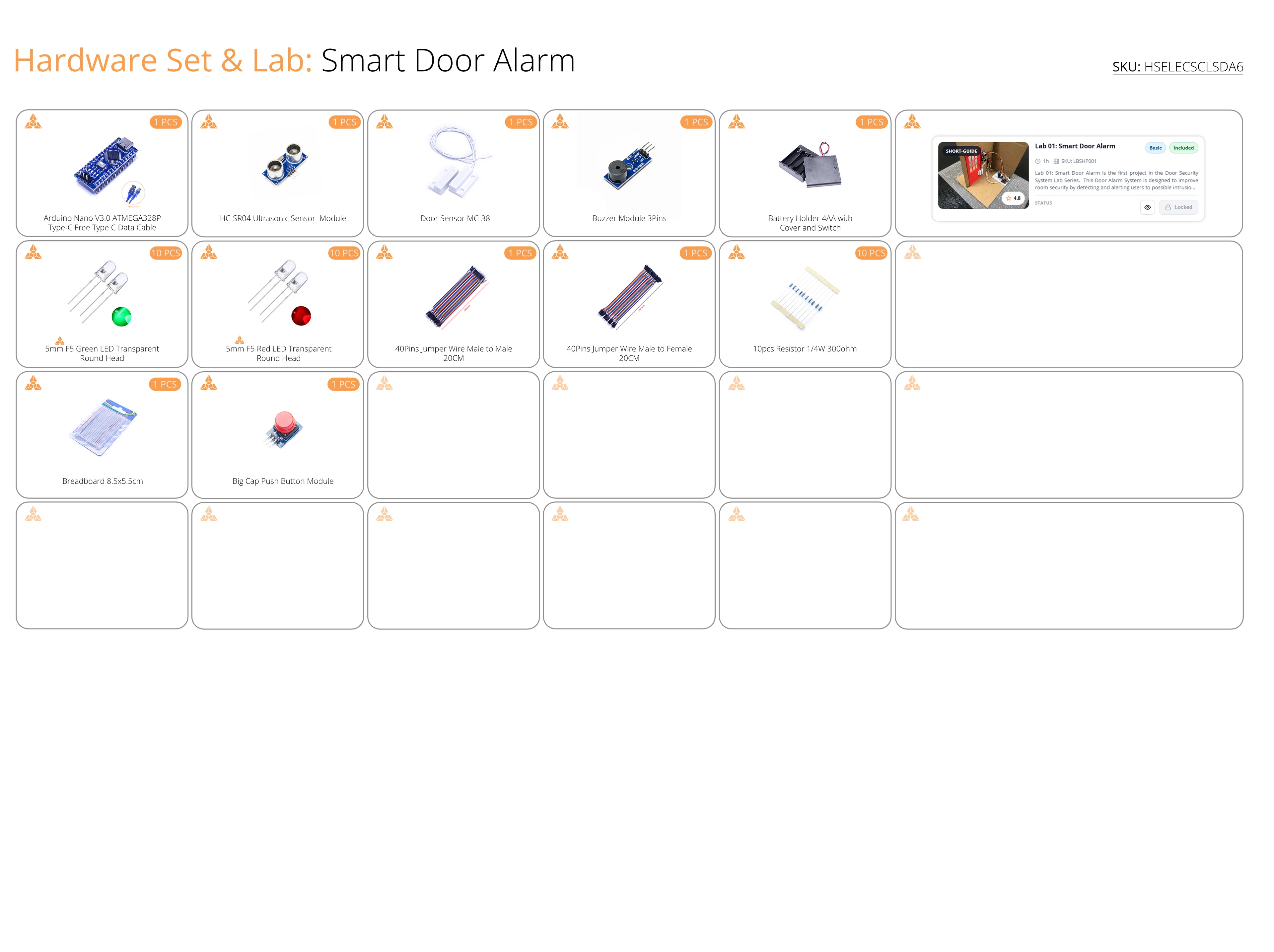 Hardware Set + Lab 01: Smart Door Alarm