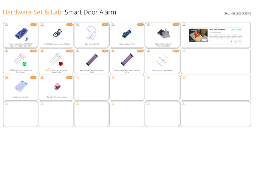 Hardware Set + Lab 01: Smart Door Alarm