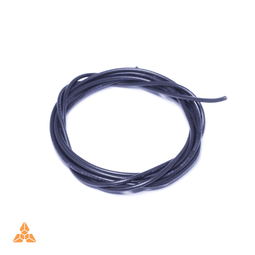 Wire 22 AWG 0.57mm Black 1m