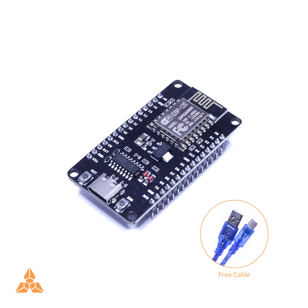 ESP8266 ESP-12E ប្រភេទ C Wifi + ខ្សែទិន្នន័យ