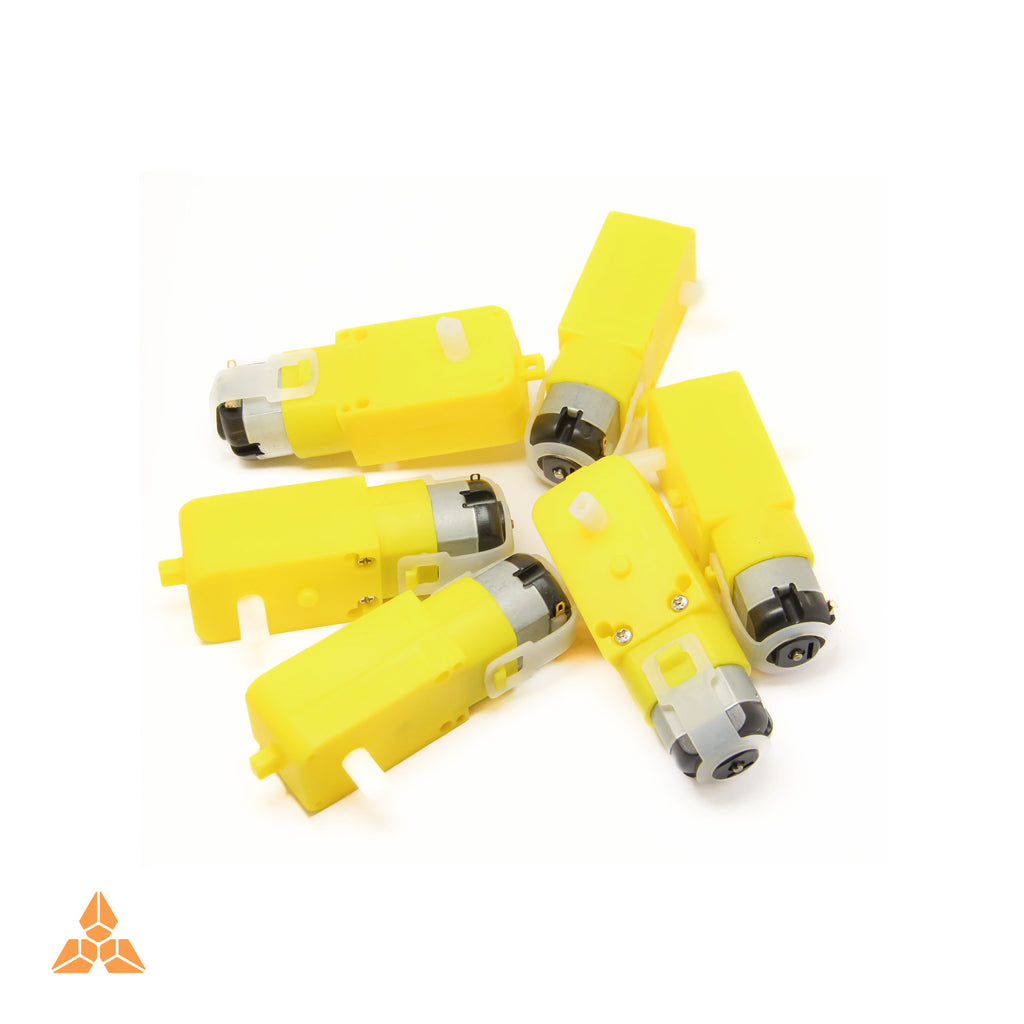 ម៉ូទ័រ​ហ្គែរ DC អ័ក្ស​ពីរ 200RPM 