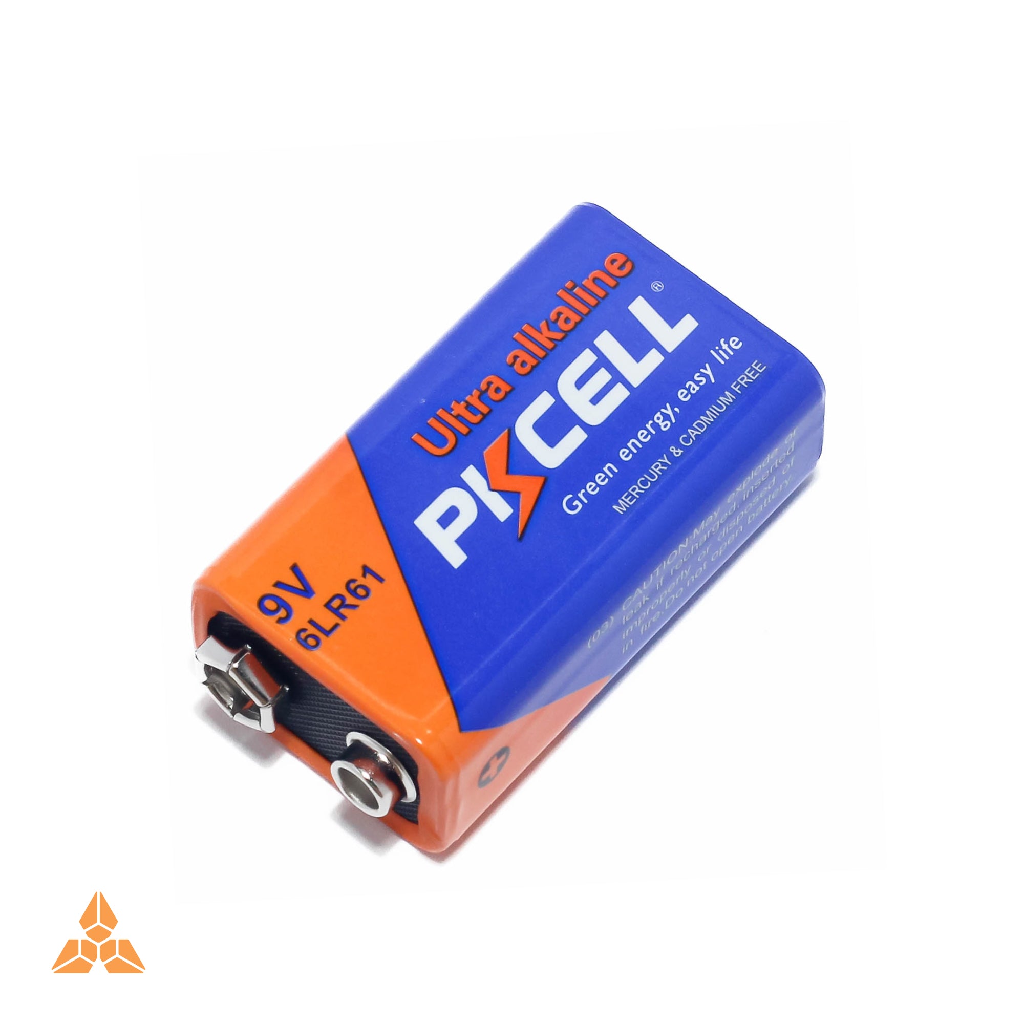 PKCELL 9V Battery Alkaline carbon battery 6LR61 Extra Heavy Duty