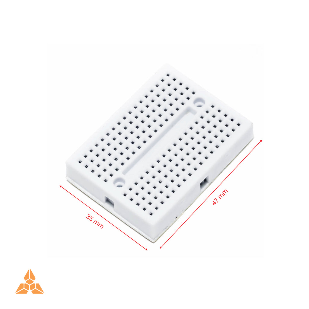 White Mini Breadboard 170 Hole