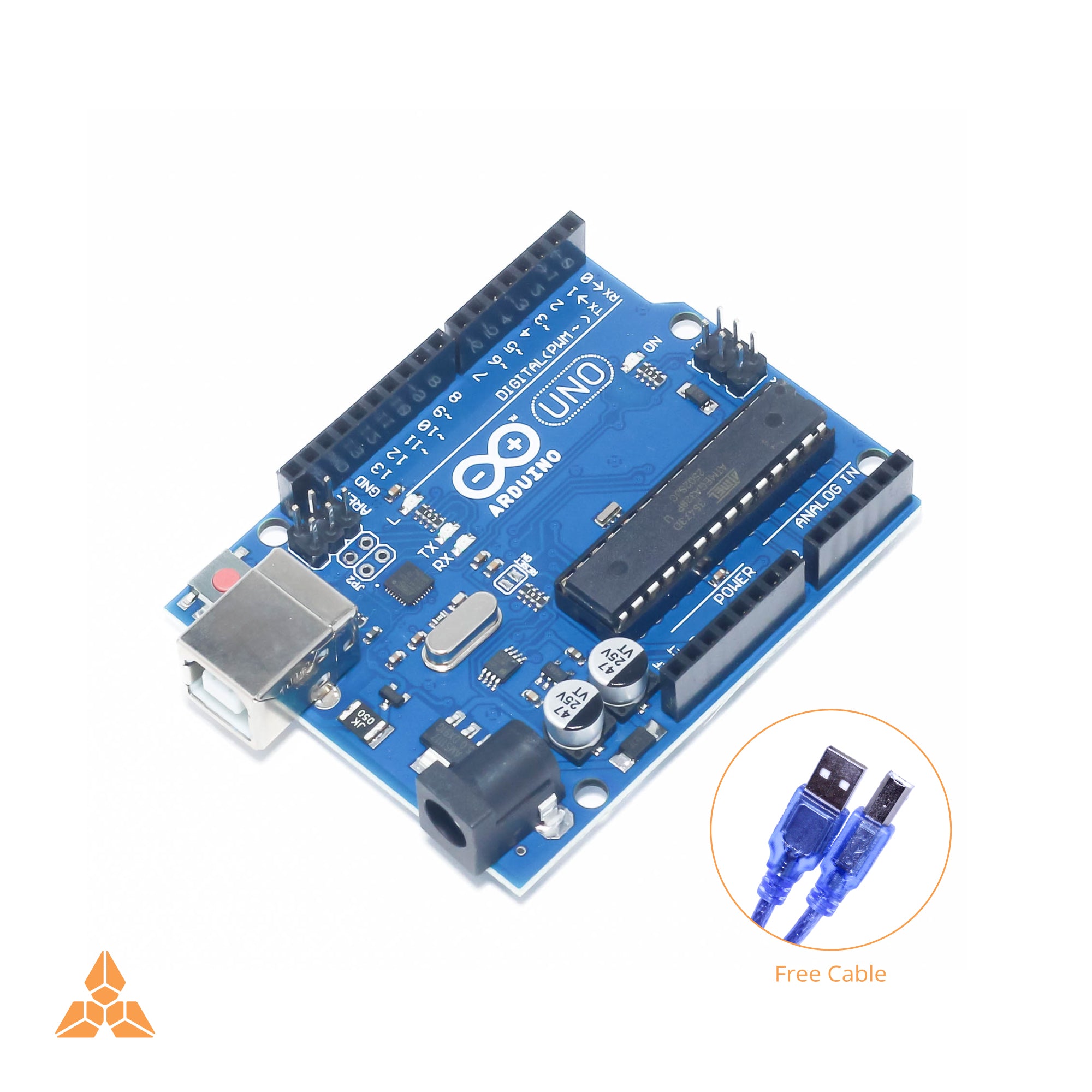 Arduino UNO R3 Board ATmega328P ATMEGA16U2 + Free Data Cable