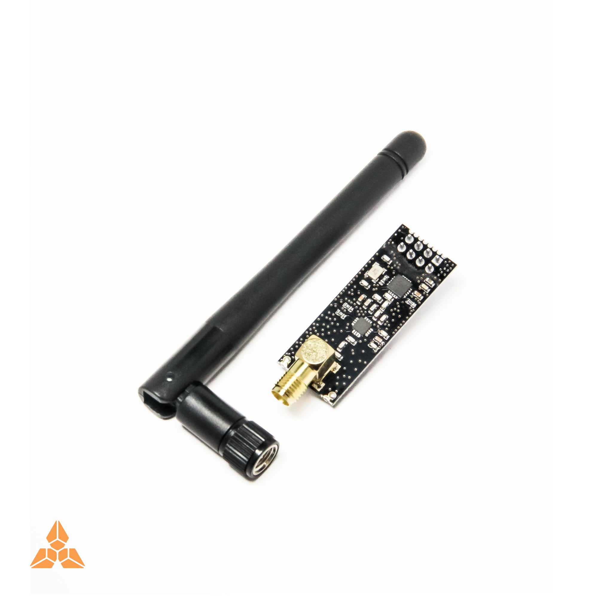 ម៉ូឌុលឥតខ្សែ NRF24L01+PA+LNA ចម្ងាយឆ្ងាយ 1000 ម៉ែត្រ ជាមួយអង់តែន 2.4G 
