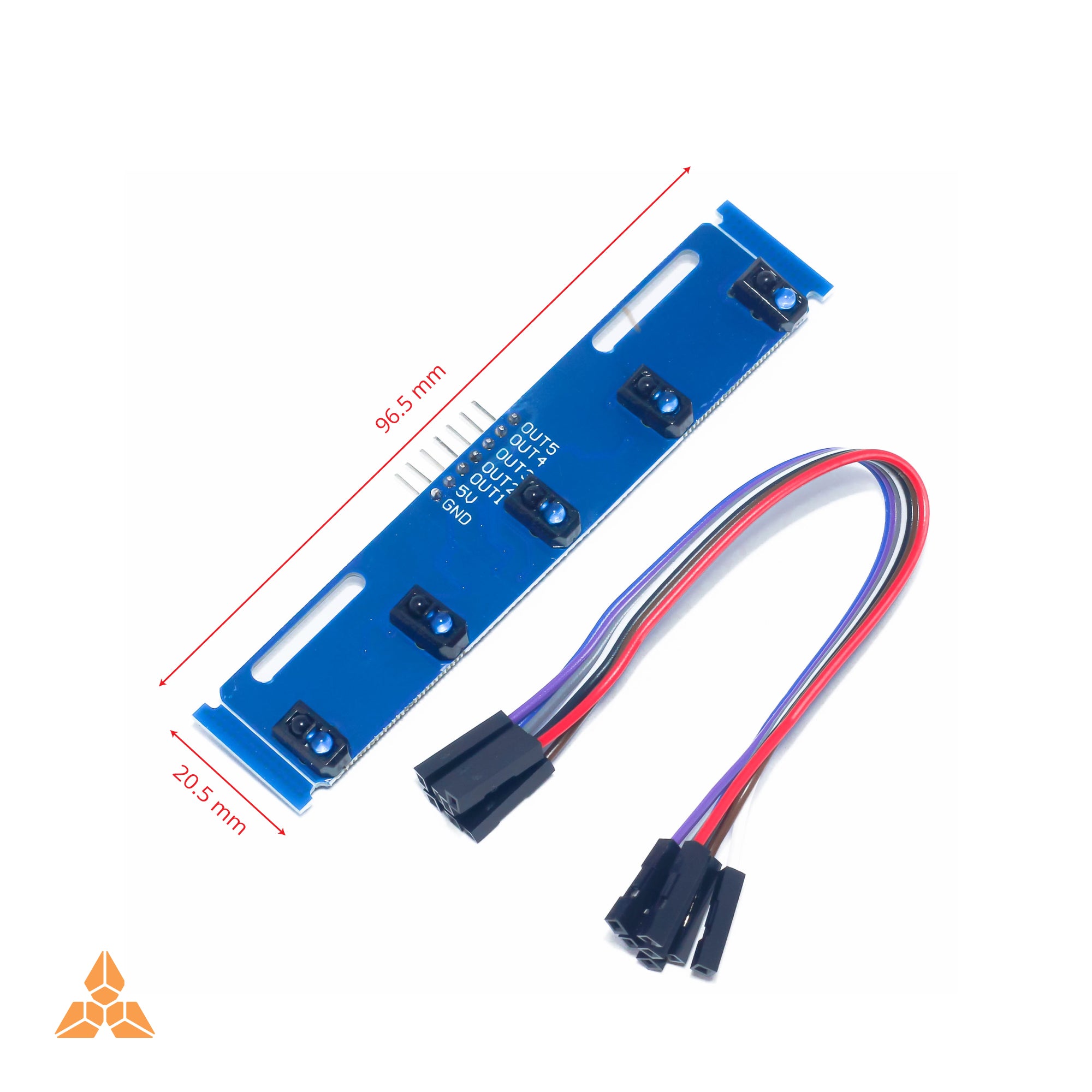 TCRT5000 5-Way IR Tracking Sensor Module