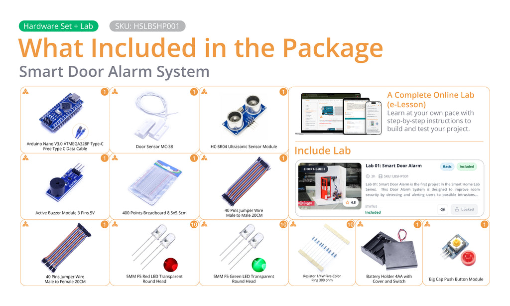 Hardware Set + Lab 01: Smart Door Alarm