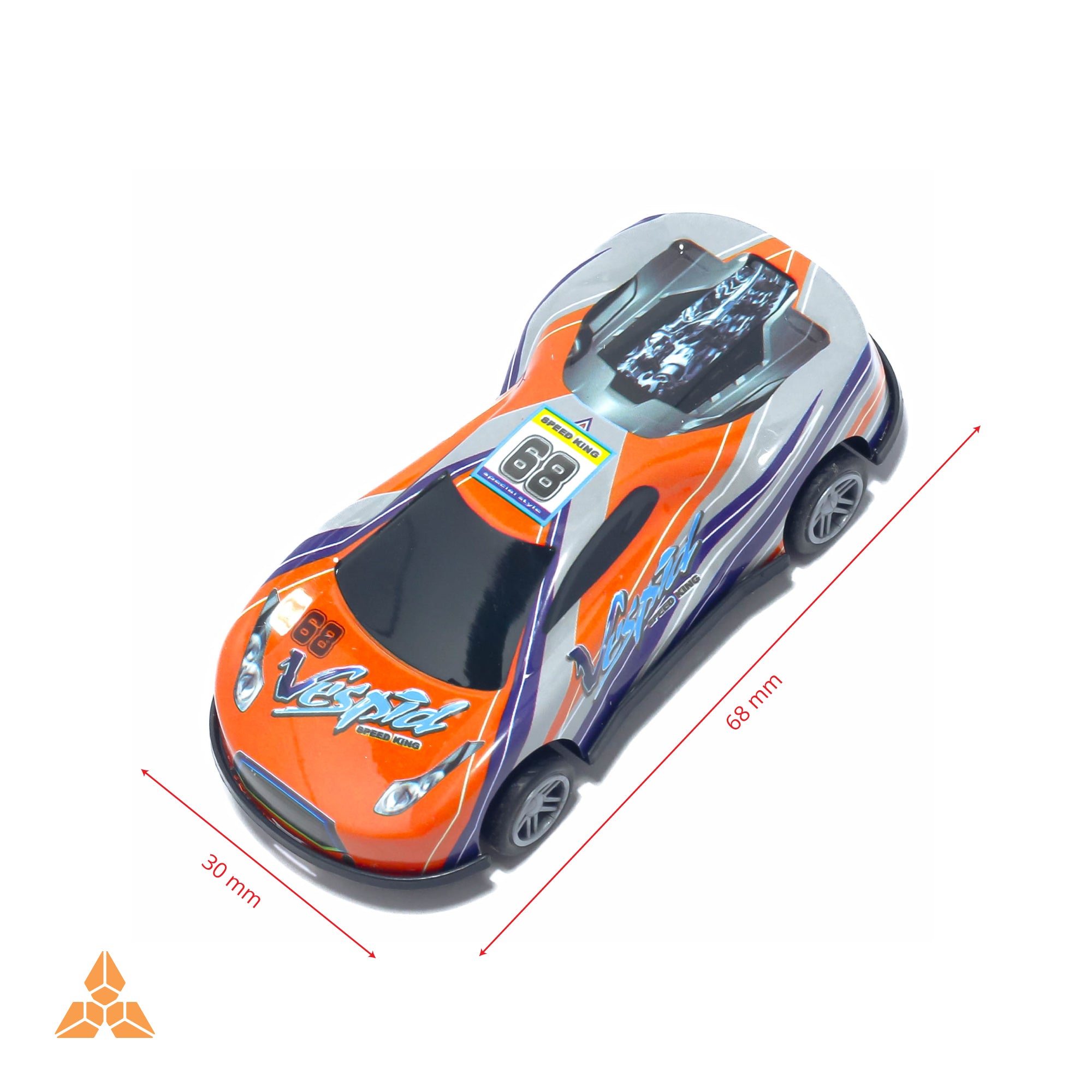 Small Car Toy 6.8Cm Length (Random Color)