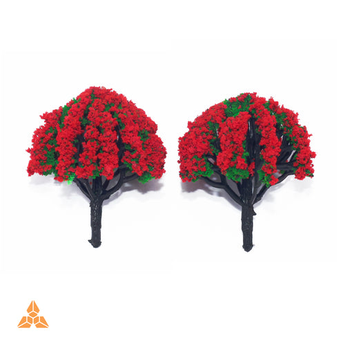 2PCs Red-Green Tree MR2102-5CM