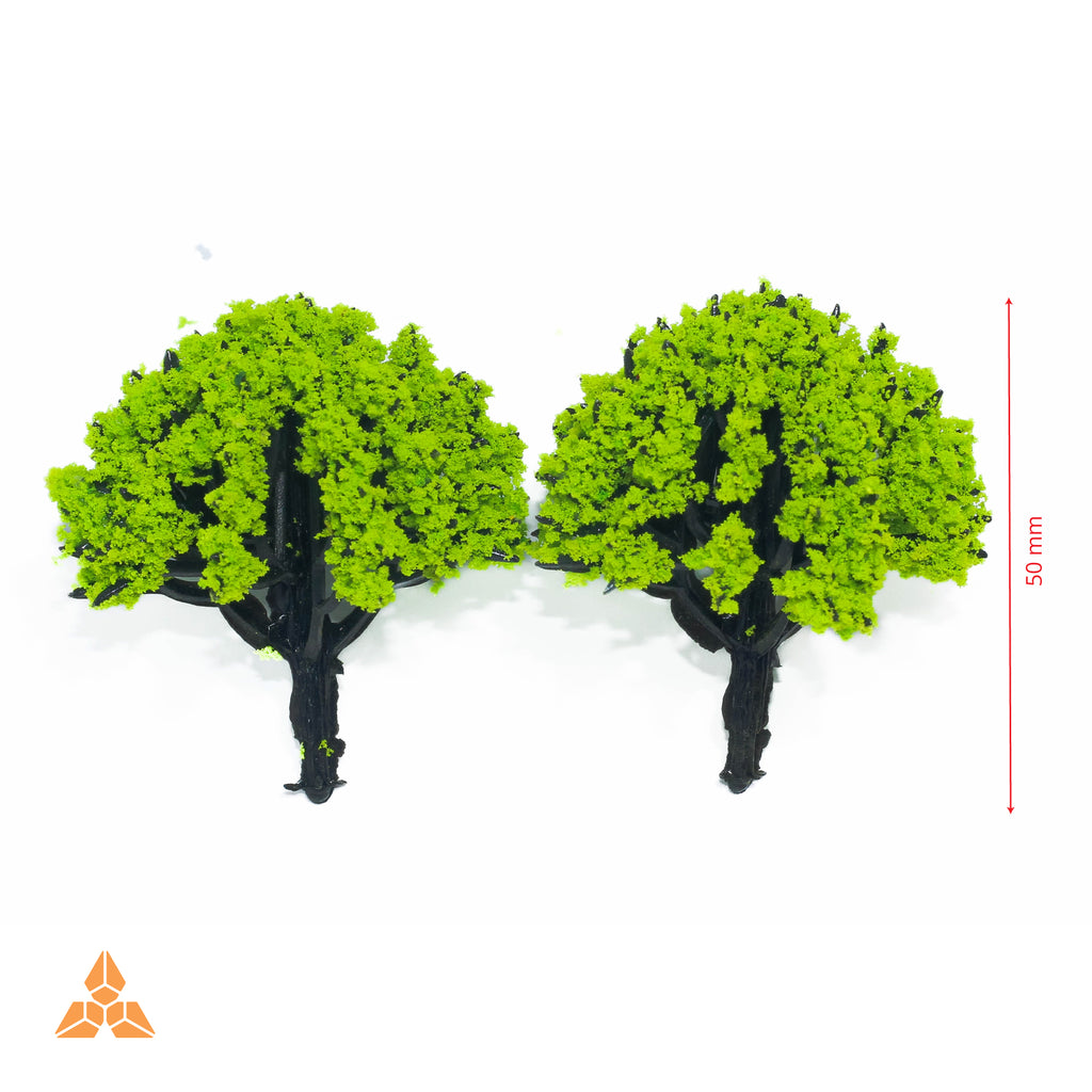 2PCs Green Tree MR2102-5CM