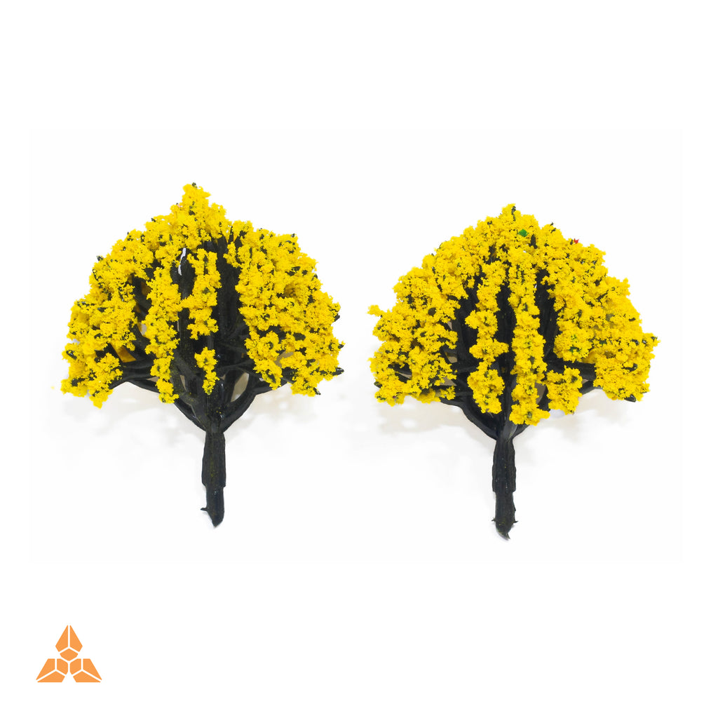 2PCs Yellow Tree MR2102-5CM