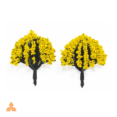 2PCs Yellow Tree MR2102-5CM