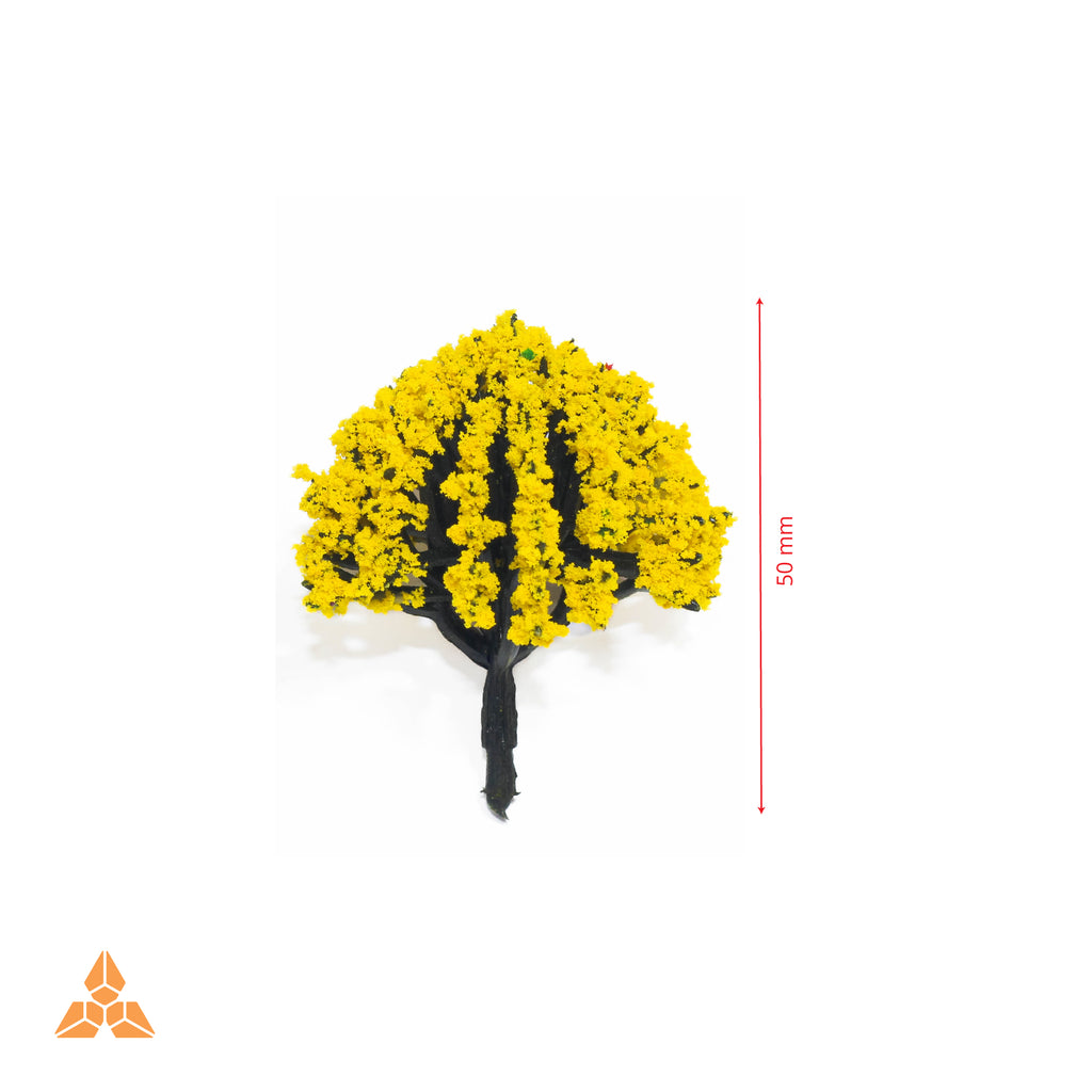 2PCs Yellow Tree MR2102-5CM