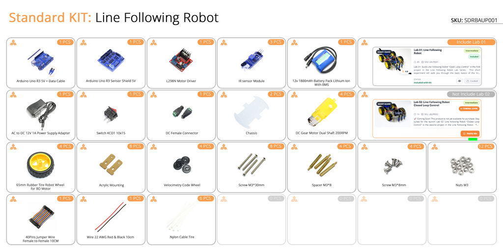 Kit: Line Following Robot