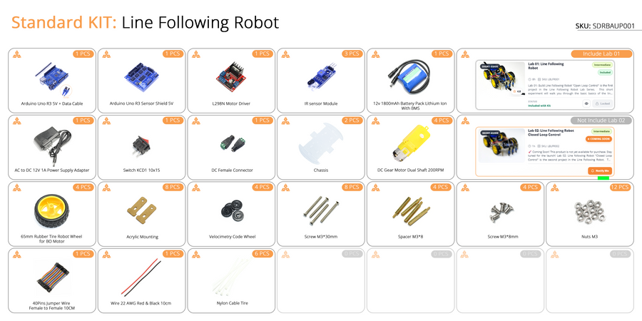 Kit: Line Following Robot